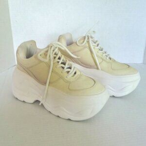 BERSHKA PLATFORM SNEAKERS EU 35 US SIZE 5